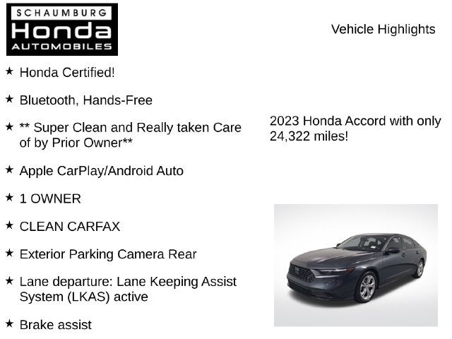 2023 Honda Accord LX