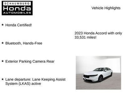 2023 Honda Accord EX