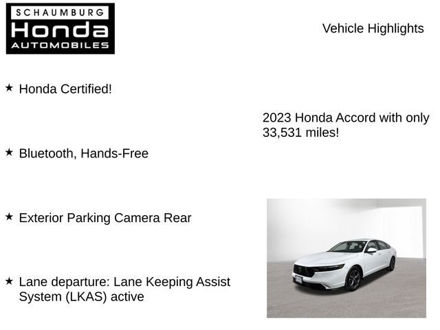 2023 Honda Accord EX