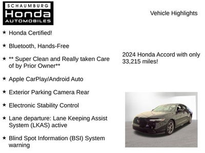 2024 Honda Accord EX