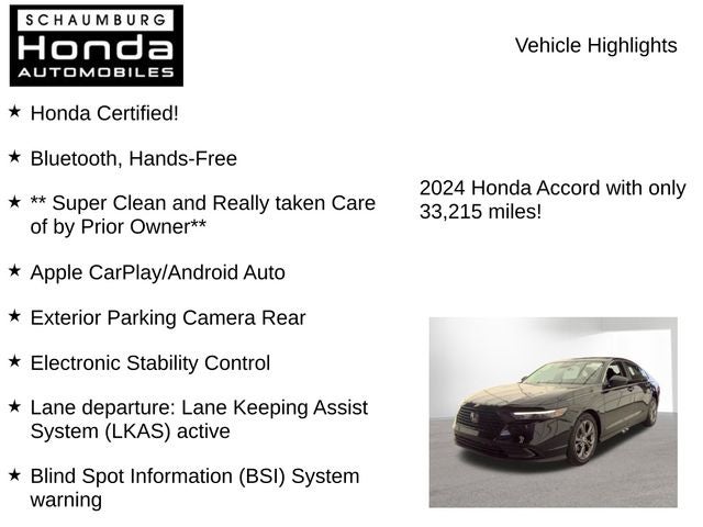 2024 Honda Accord EX