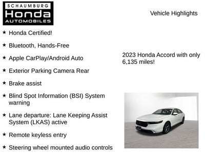 2023 Honda Accord EX