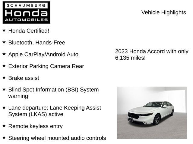 2023 Honda Accord EX