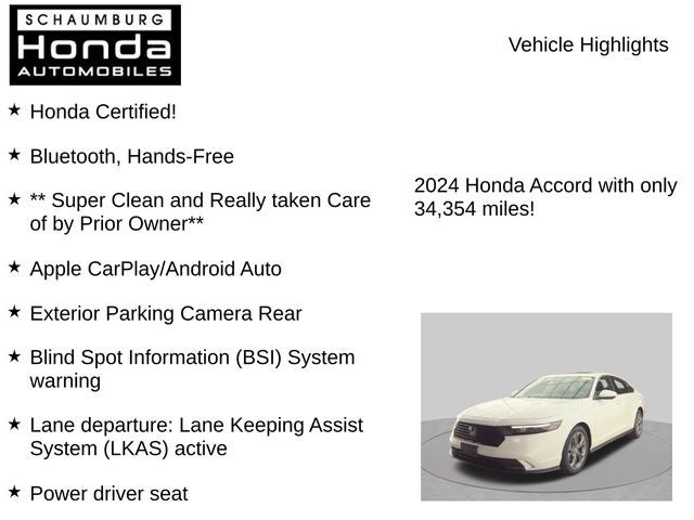 2024 Honda Accord EX