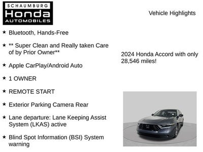 2024 Honda Accord EX