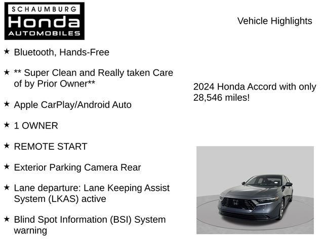 2024 Honda Accord EX