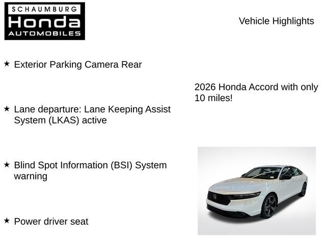 2026 Honda Accord SE