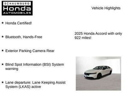 2025 Honda Accord SE