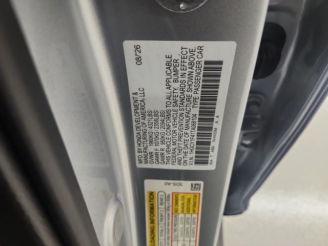 2026 Honda Accord SE