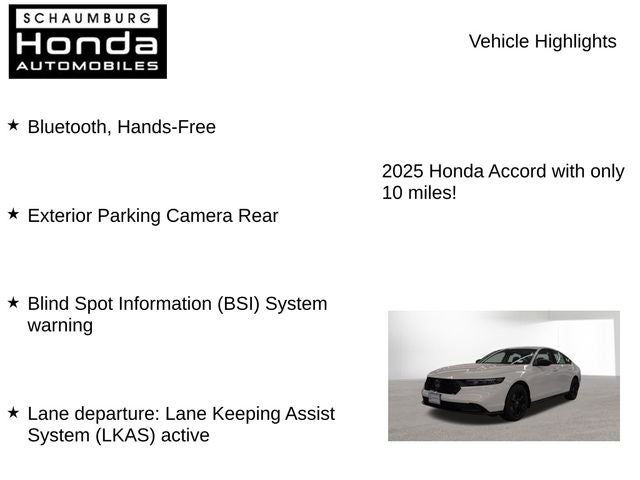 2025 Honda Accord SE