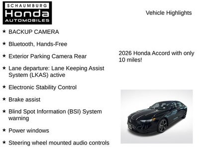 2026 Honda Accord SE