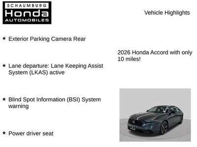 2026 Honda Accord SE