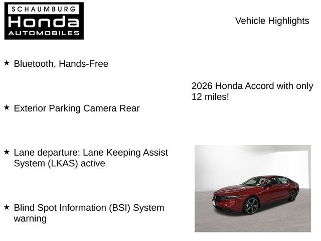 2026 Honda Accord Hybrid Sport