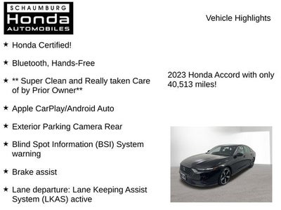 2023 Honda Accord Hybrid Sport