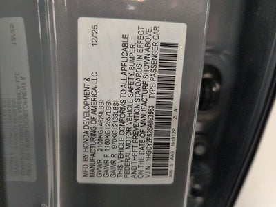 2025 Honda Accord Hybrid Sport