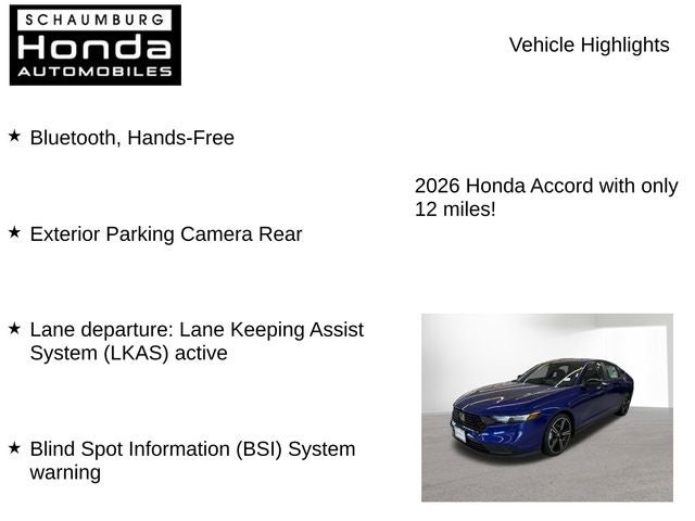 2026 Honda Accord Hybrid Sport