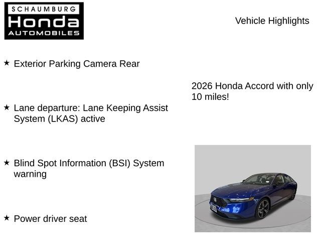 2026 Honda Accord Hybrid Sport