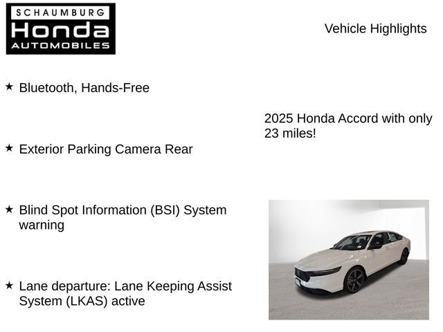 2025 Honda Accord Hybrid Sport