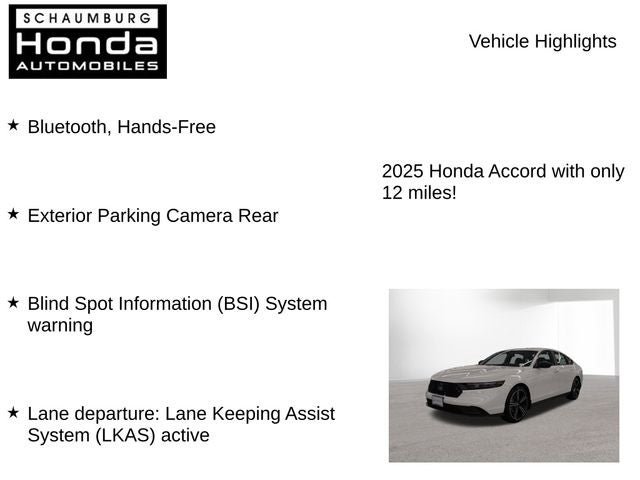 2025 Honda Accord Hybrid Sport
