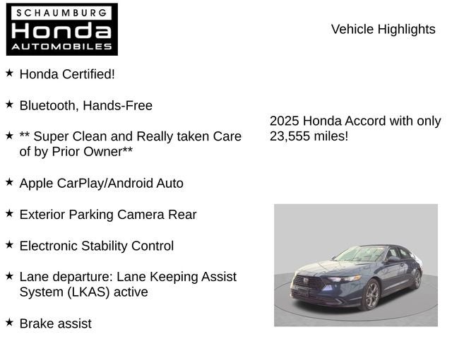 2025 Honda Accord Hybrid EX-L