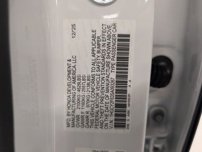 2025 Honda Accord Hybrid EX-L