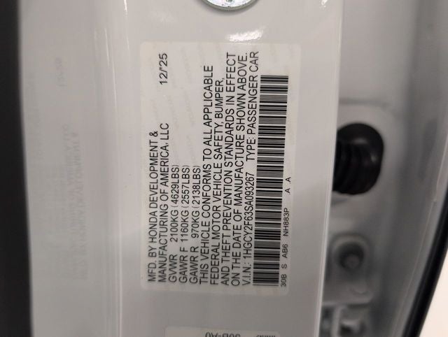 2025 Honda Accord Hybrid EX-L