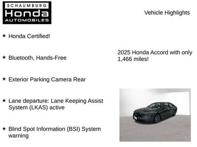 2025 Honda Accord Hybrid EX-L