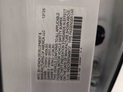 2025 Honda Accord Hybrid EX-L