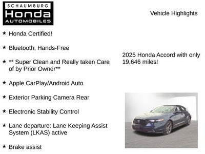 2025 Honda Accord Hybrid EX-L
