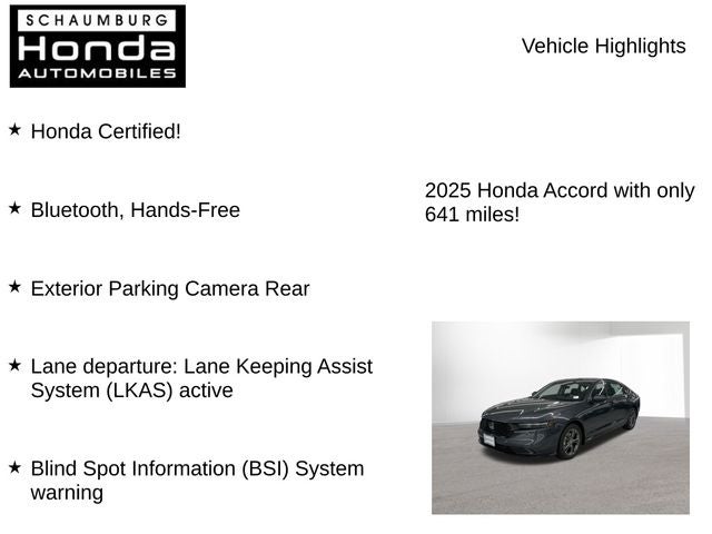 2025 Honda Accord Hybrid EX-L