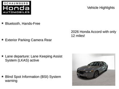 2026 Honda Accord Hybrid EX-L