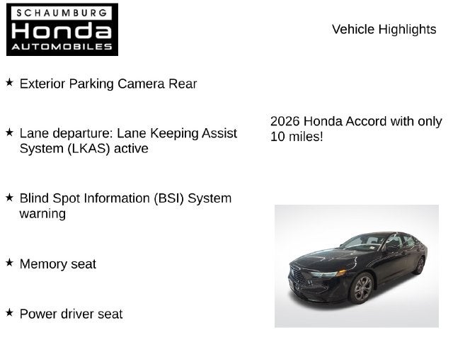 2026 Honda Accord Hybrid EX-L