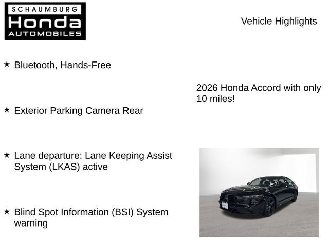2026 Honda Accord Hybrid Sport-L