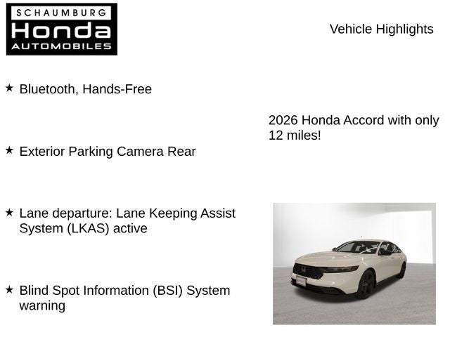 2026 Honda Accord Hybrid Sport-L