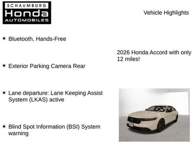 2026 Honda Accord Hybrid Sport-L