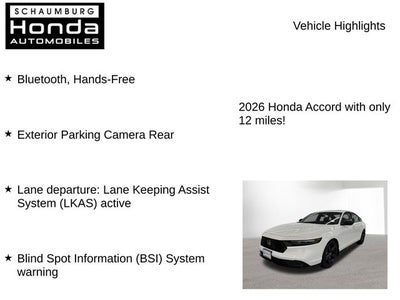 2026 Honda Accord Hybrid Sport-L