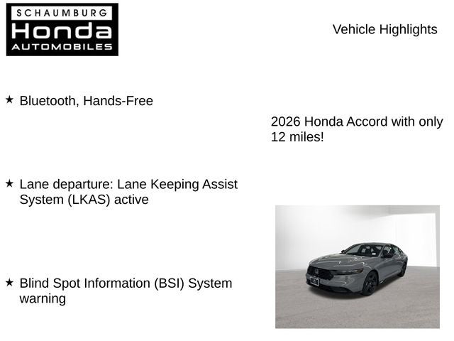 2026 Honda Accord Hybrid Sport-L