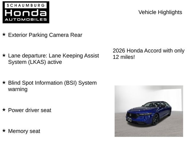 2026 Honda Accord Hybrid Sport-L
