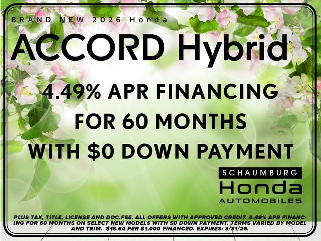 2026 Honda Accord Hybrid Sport-L