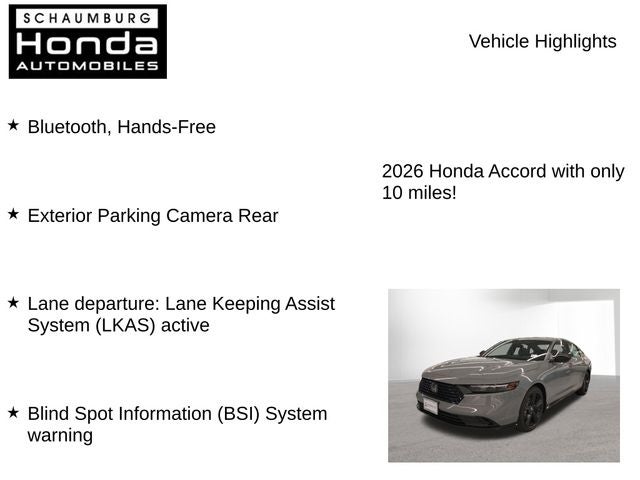 2026 Honda Accord Hybrid Sport-L