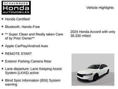 2024 Honda Accord Hybrid Sport-L