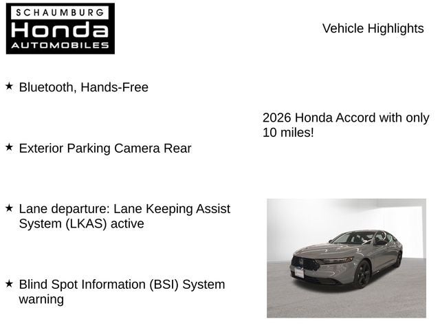 2026 Honda Accord Hybrid Sport-L