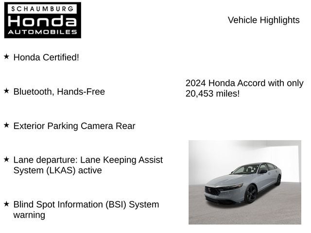 2024 Honda Accord Hybrid Sport-L