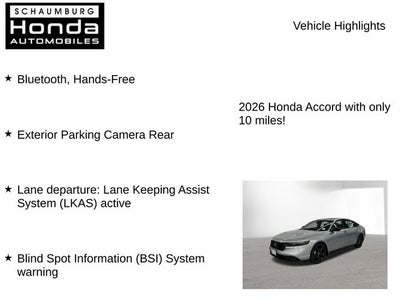 2026 Honda Accord Hybrid Sport-L