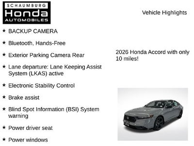 2026 Honda Accord Hybrid Sport-L