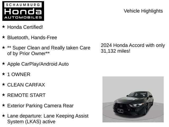 2024 Honda Accord Hybrid Sport-L
