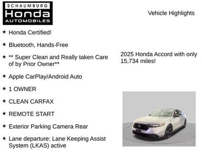 2025 Honda Accord Hybrid Sport-L