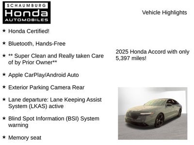 2025 Honda Accord Hybrid Sport-L