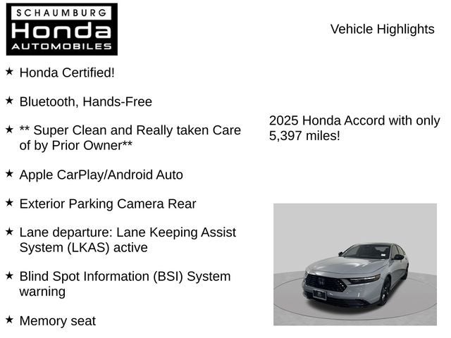 2025 Honda Accord Hybrid Sport-L