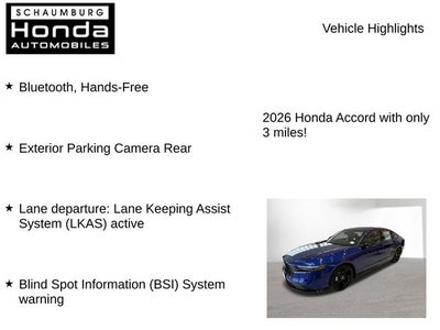 2026 Honda Accord Hybrid Sport-L